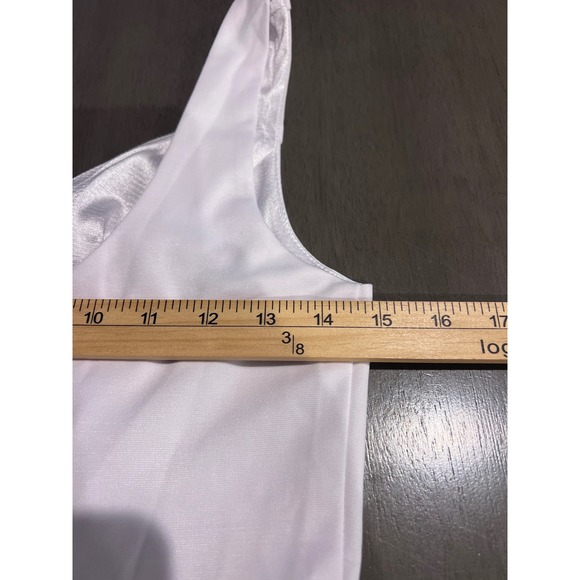 Grace Karin White Sleeveless V-Neck Sheath Cocktail Dress Size M New Graduation - Picture 5 of 7